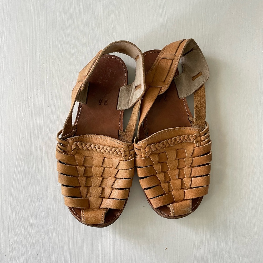 The Humble Soles Nikko kids sandals. Size 28. Worn maybe twice.